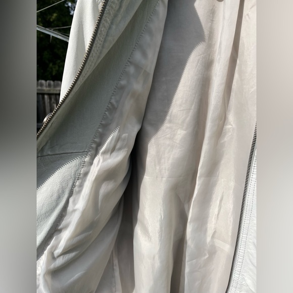 POV 💕White leather jacket💕men’s - Picture 8 of 14